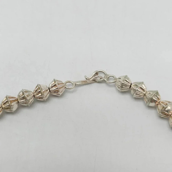 Southwestern Silver Snake Eyes Turquoise Squash Necklace Earrings Cuff Bracelet - Picture 11 of 16